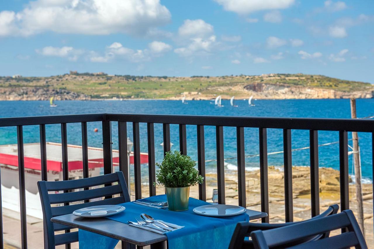 Islet Promenade Seafront Family Apartment With 2 Balconies By Getawaysmalta Bahía de San Pablo Exterior foto